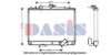 AKS DASIS 140017N Radiator, engine cooling